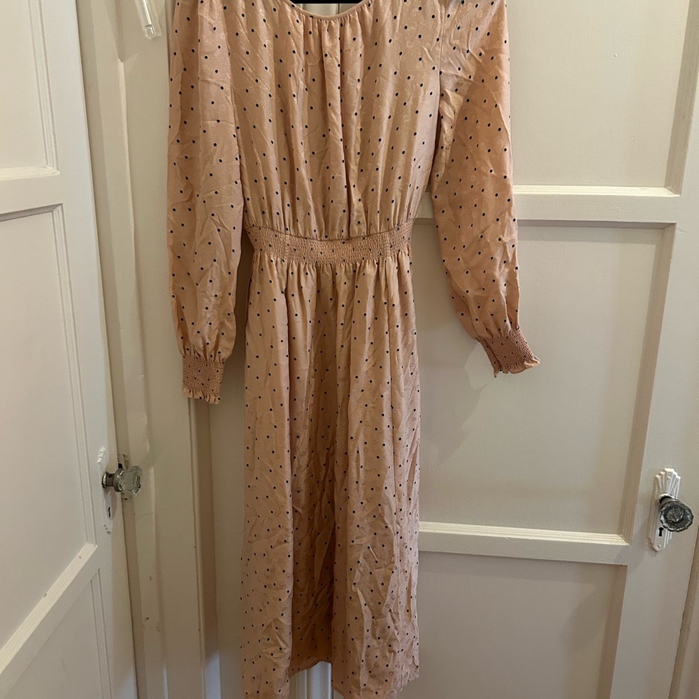 Sezane Justine Midi Dress Size EU 38/ US 6 French Girl style SILK